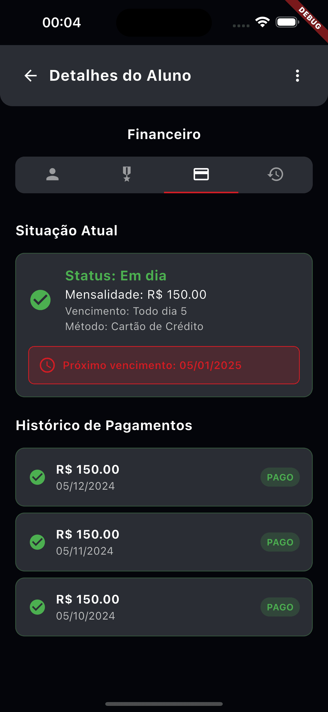 Controle Financeiro